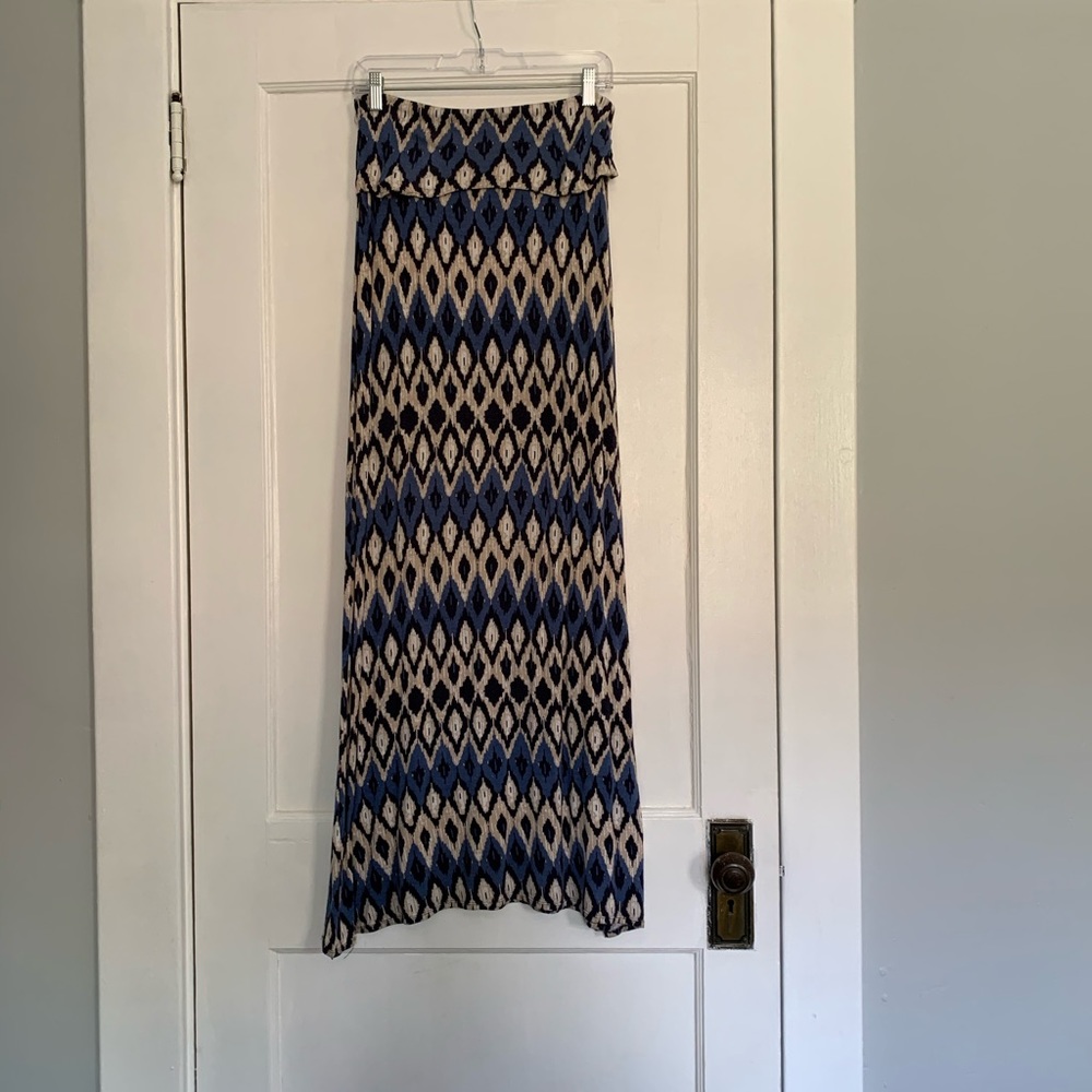 Printed Maxi Skirt